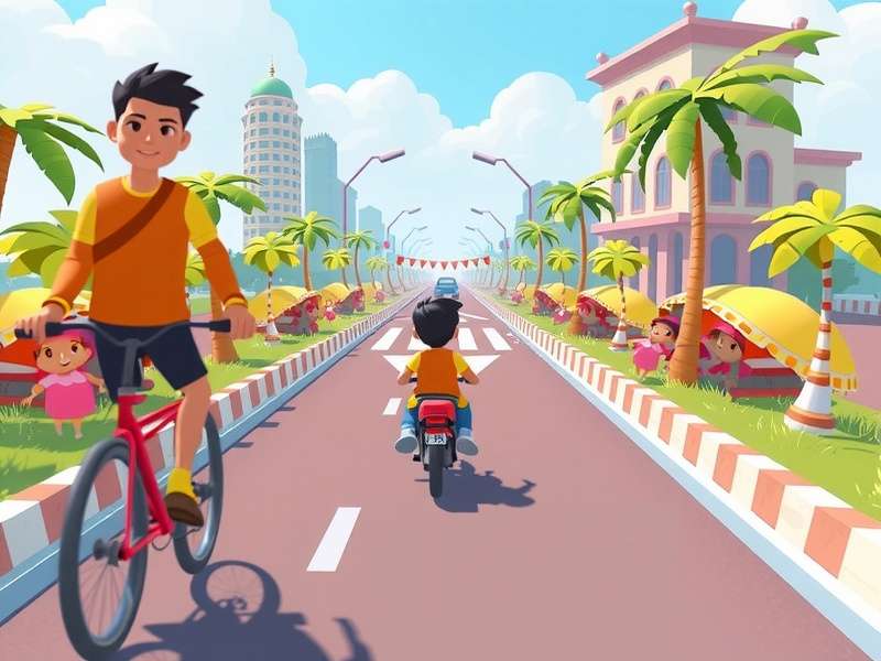 Disney Crossy Road gameplay screenshot showing Mickey Mouse crossing road