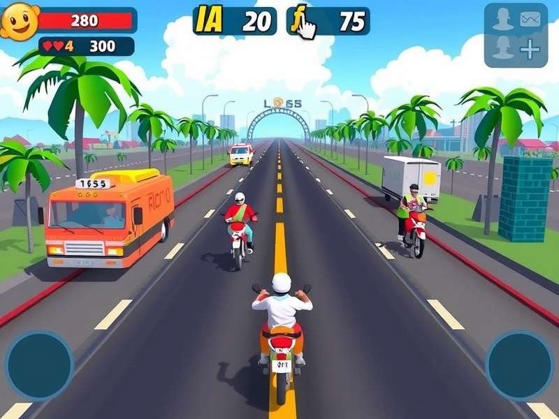 Crossy Road gameplay screenshot showing character crossing road