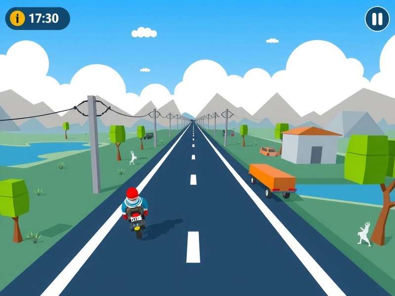 Mobile phone playing Crossy Road game