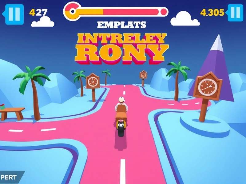 Crossy Road game character crossing road