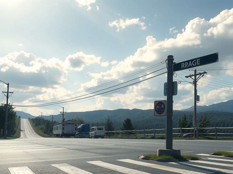Crossy Road gameplay screenshot showing character crossing busy road