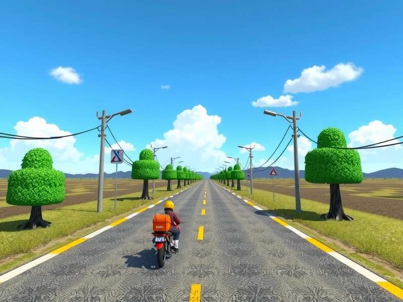 Crossy Road gameplay screenshot showing chicken crossing road with cars and logs