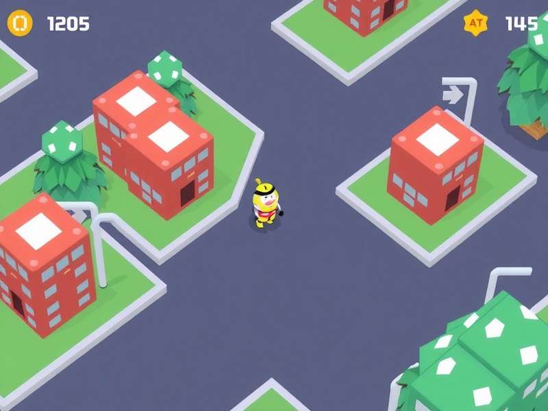 Crossy Road Io gameplay screenshot showing a chicken crossing a road