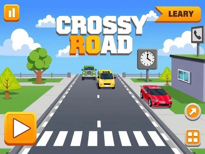 Collage of Crossy Road gameplay across different modes showing characters and environments