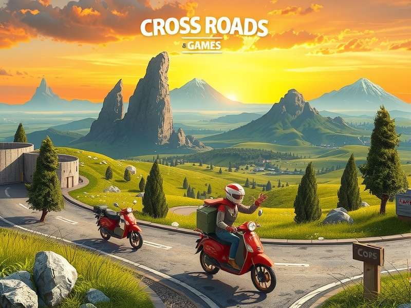 Crossy Road gameplay screenshot showing chicken crossing road with cars and logs