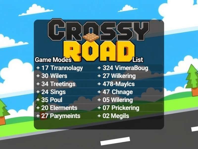 Crossy Road Challenge Mode gameplay