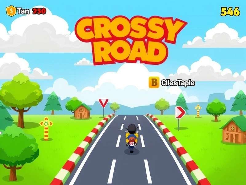 Crossy Road Game unblocked online gameplay screenshot