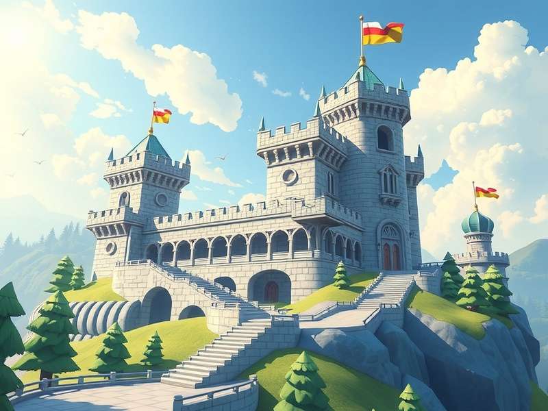 Four Indian gamers playing Crossy Road Castle cooperative multiplayer mode on a single screen