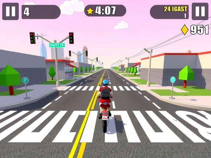 Crossy Road Gameplay screenshot showing chicken crossing busy roads with pixel art style