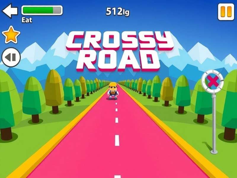 Crossy Road Game Free — classic endless hopping gameplay screenshot