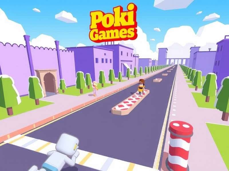 Crossy Road gameplay showing a chicken hopping across lanes with traffic and rivers